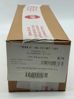 Pokemon TCG English SV10 Destined Rivals Booster Box Case Sealed - Image 1