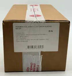 Pokemon TCG Sword & Shield SWSH11 Lost Origin Sleeved Booster Case Sealed - Image 1