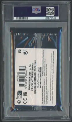 Pokemon Pikachu with Grey Felt hat Van Gogh 085 Graded Sealed Promo PSA 10 - Image 3