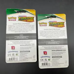Lot of (2) Pokemon TCG Sword & Shield Evolving Skies 1-Pack Blister - Image 2