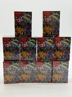 Lot of (10) Pokemon TCG Paldean Fates Booster Bundle Boxes SEALED w/Display - Image 2