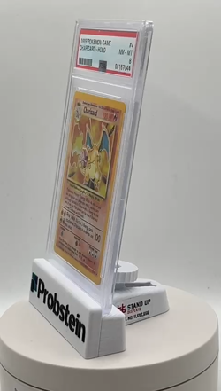 1999 Pokemon Game #4 Charizard Holo PSA 8 NM-MT - Image 2