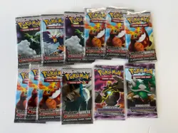 Lot of (12) Pokemon Packs B&W Emerging Powers & D&P Pearl Storm Front - Image 1