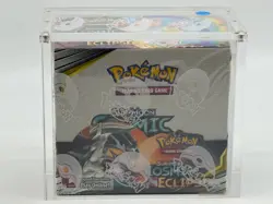 Pokemon TCG Sun & Moon Cosmic Eclipse Booster Box SEALED w/Acrylic - Image 1