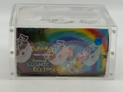 Pokemon TCG Sun & Moon Cosmic Eclipse Booster Box SEALED w/Acrylic - Image 5