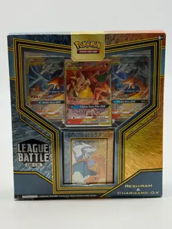 Pokemon TCG Reshiram & Charizard GX League Battle Deck Box SEALED - Image 1