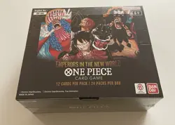 One Piece TCG English Booster Box OP-09 Emperors in the New World Sealed - Image 1