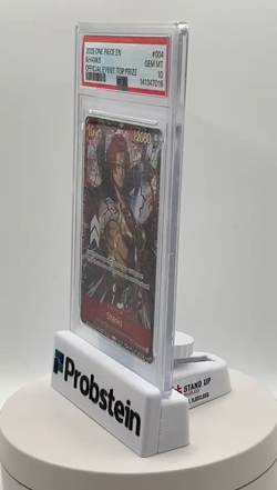 2025 One Piece EN Official Event Top Prize #004 Shanks PSA 10 GEM MINT - Image 2
