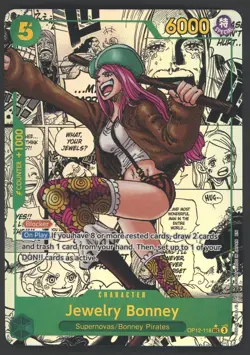 2025 One Piece Legacy of the Master Jewelry Bonney Manga Art SP #OP12-118. - Image 1