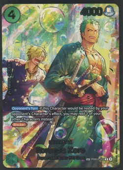 One Piece TCG Roronoa Zoro SP OP14 Bubble Zoro PRB02-006 - Image 1