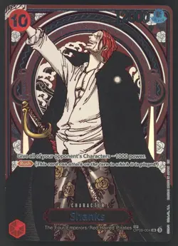 Shanks -OP09-004 SP Silver OP09-004 Carrying On His Will Foil One Piece - Image 1