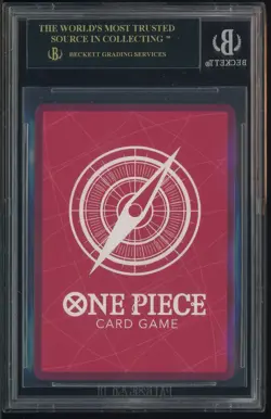 2025 BVB X ONE PIECE MATCH DAY PROMOS #003 MONKEY D. LUFFY BGS 10 BLACK LABEL - Image 3