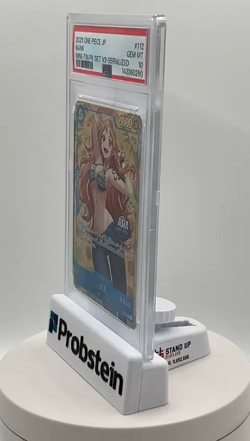 2025 ONE PIECE NAMI MINI-TIN PACK SET VOL.2 P-112 SERIALIZED #0342 PSA 10 - Image 2