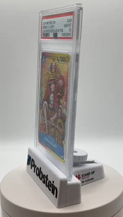 2024 One Piece EN Convention Exclusive Foil #043 Monkey D. Luffy PSA 10 GEM MINT - Image 2