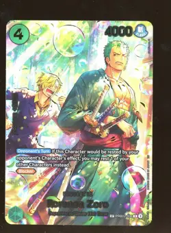 One Piece Roronoa Zoro PRB02-006 (SP) The Azure Sea's Seven (OP14) Special - Image 1