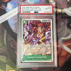 One Piece P-067 Eustass Captain Kid Prerelease Promo PSA 10 GEM MINT - Image 1
