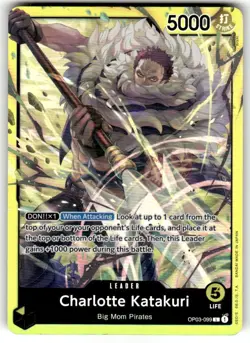 Charlotte Katakuri - OP03-099 - Leader - ST20 - English - NM - One Piece CCG - Image 1