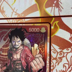 One Piece English Monkey.D.Luffy ST01-001 Leader Foil - Near Mint - Image 4