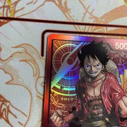 One Piece English Monkey.D.Luffy ST01-001 Leader Foil - Near Mint - Image 5