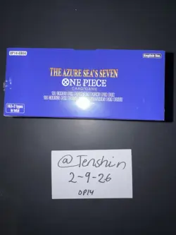 One Piece TCG OP14 The Azure Sea's Seven Booster Box English SEALED - Image 2