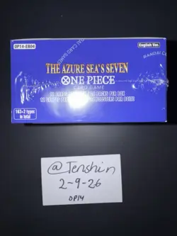 One Piece TCG OP14 The Azure Sea's Seven Booster Box English SEALED - Image 3