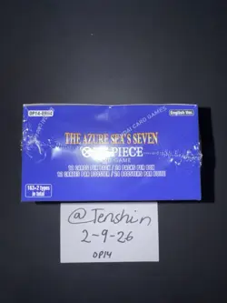 One Piece TCG OP14 The Azure Sea's Seven Booster Box English SEALED - Image 5
