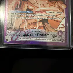 Donquixote Doflamingo OP14-060 Leader Alt Art Foil One Piece Azure Sea's Seven - Image 3