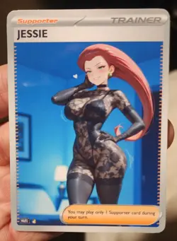 Jessie - Anime - Goddess - DIY - Full Art - Glossy - Trainer Card - Image 1