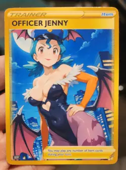 Officer Jenny - Anime - Goddess - DIY - Full Art - Glossy - Trainer Card - Image 1