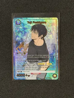 Toji Fushiguro EX04BT/JJK-3-026 R Parallel Jujitsu Kaisen Union Arena Card - Image 1