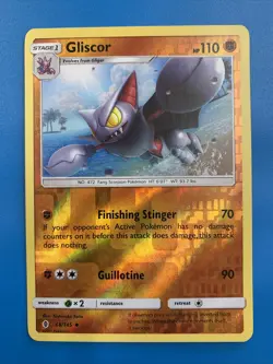 Gliscor - 68/145 - S&M - Guardians Rising - Reverse Holo - Pokemon TCG Card - Image 1