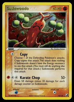 Pokemon Card - Sudowoodo Unseen Forces 15/115 Reverse Holo Stamped - Image 1
