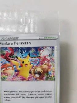 PIKACHU FANFARE PERAYAAN - 374/S-P - INDONESIAN SEALED POKEMON CARD U.S. Ship - Image 4