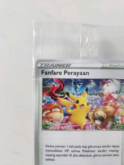 PIKACHU FANFARE PERAYAAN - 374/S-P - INDONESIAN SEALED POKEMON CARD U.S. Ship - Image 5