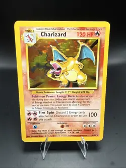 Pokemon TCG Charizard 1999-2000 Base Set Holo Rare Card 4/102 - Image 2