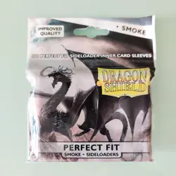 Dragon Shield Perfect Fit Card Sleeves Pack of 100 Smoke Inner Sideloader Sleeve - Image 1