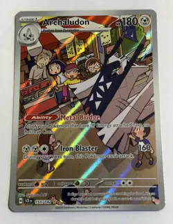 Archaludon - 155/142 - Illustration Rare - Stellar Crown - Pokemon Card - Image 3