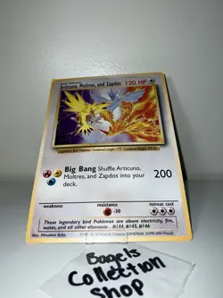 Pokemon Legendary Birds Promo Card Articuno, Moltres, Zapdos (Jumbo Card) - Image 1