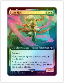 1x Lyse Hext, Extended Art Foil, Final Fantasy, Magic MTG NM - Image 1