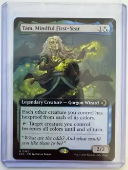 Tam, Mindful First-Year #0380 Extended Art Non-Foil Lorwyn Eclipsed NM ENG MTG - Image 1