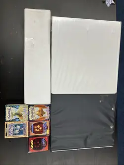 Big Magic The Gathering Collection 2 Binders With Long Box And Smaller Boxes - Image 1