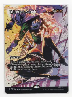 Relentless Assault (Borderless) M Marvel Universe Eternal-Legal 25 NM - Image 1