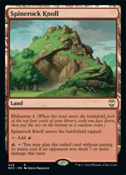 Spinerock Knoll x1 - Commander: Streets of New Capenna - NM-Mint, English - Comm - Image 1