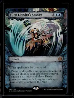 Glen Elendra's Answer (Showcase) - 306 - Foil - ECL - NM - MTG - Image 1