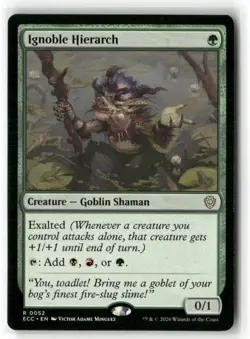 Magic: The Gathering Creature Ignoble Hierarch MTG Commander Lorwyn Eclipsed - Image 1