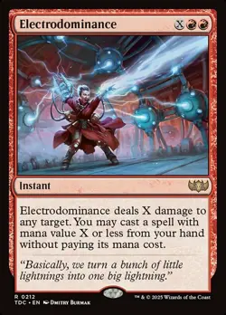 x1 Electrodominance R MTG Commander: Tarkir: Dragonstorm M/NM, English - Image 1