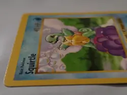 1st Edition Squirtle First Edition 1999 Base Set Pokemon Card #63/102 - Image 3
