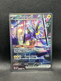 Miraidon ex 244/198 SIR Scarlet & Violet Sv01 SPECIAL ILLUSTRATION RARE Pokemon - Image 3