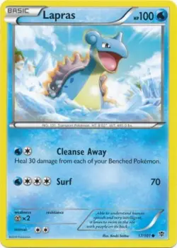 4x Lightly Played Lapras - 17/101 - Common Pokemon Plasma Blast - Image 1