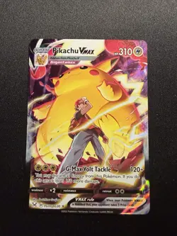 Pokemon Pikachu TCG VMAX Trainer Gallery Ultra Rare TG17/TG30, Lost Origin - Image 1